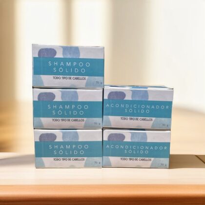 COMBO DE 3 SHAMPOOS + 2 ACONDICIONADOR